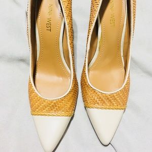 Nine West Wicker/Leather Shoes